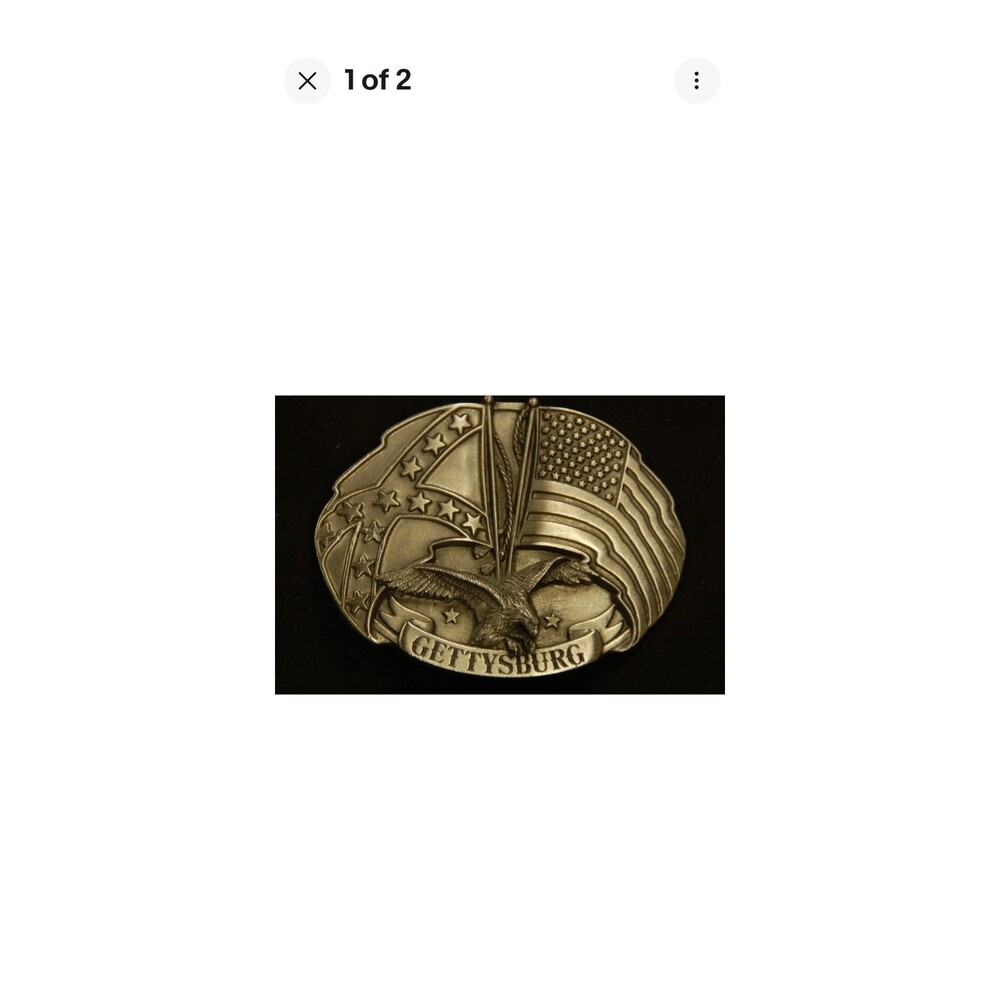 Siskiyou Pewter Buckle Gettysburg 1991      52